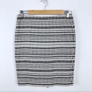 Ann Taylor LOFT Black and White 370250 Skirt